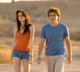 Con Kristen Stewart in "Into The Wild"